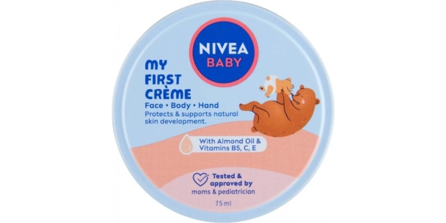 Nivea Baby Krém na tvář, tělo a zadeček 75ml                                                                                                                                                                                                              